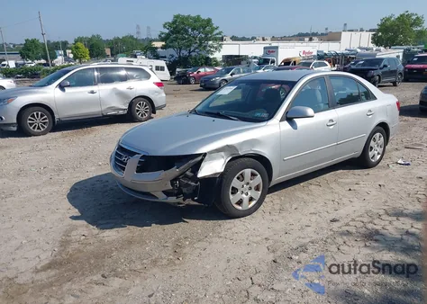 2010 Hyundai Sonata Gls z USA, uszkodzony, nr VIN 5NPET4AC8AH615011